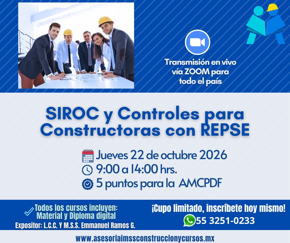 SIROC y Controles para Constructoras con REPSE