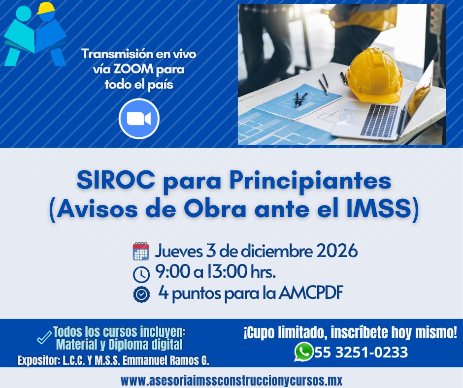 SIROC 2026 para Principiantes